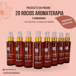 PROMO 20 Rocios Aromaterapia 100 ml c/u
