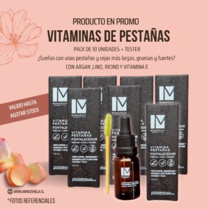 Promo VITAMINAS PESTAÑAS 9 x 10 unid